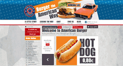 Desktop Screenshot of americanburger.gr
