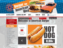Tablet Screenshot of americanburger.gr